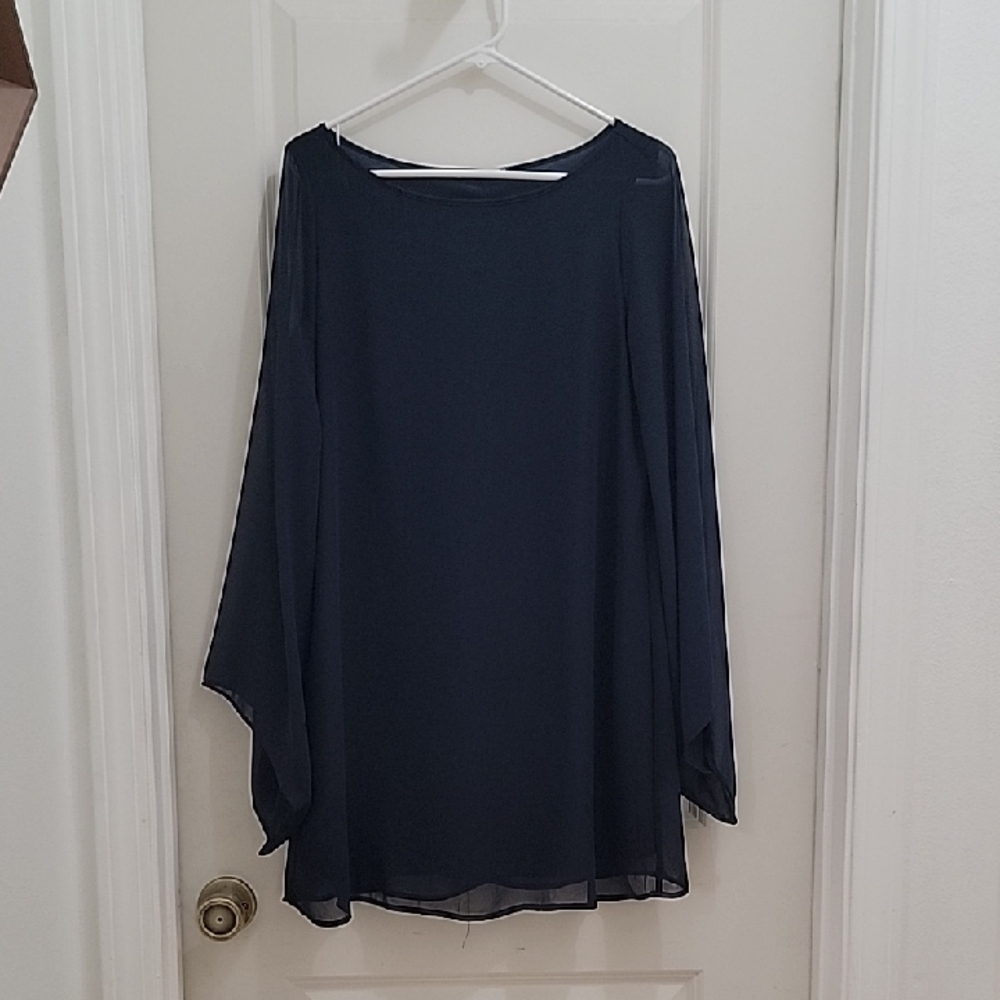 Lush Navy Mini Dress